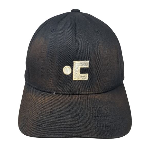 In Capital Fitted Baseball Cap Black XL Embroidered Lightweight Flexfit Yupoong - Picture 1 of 9